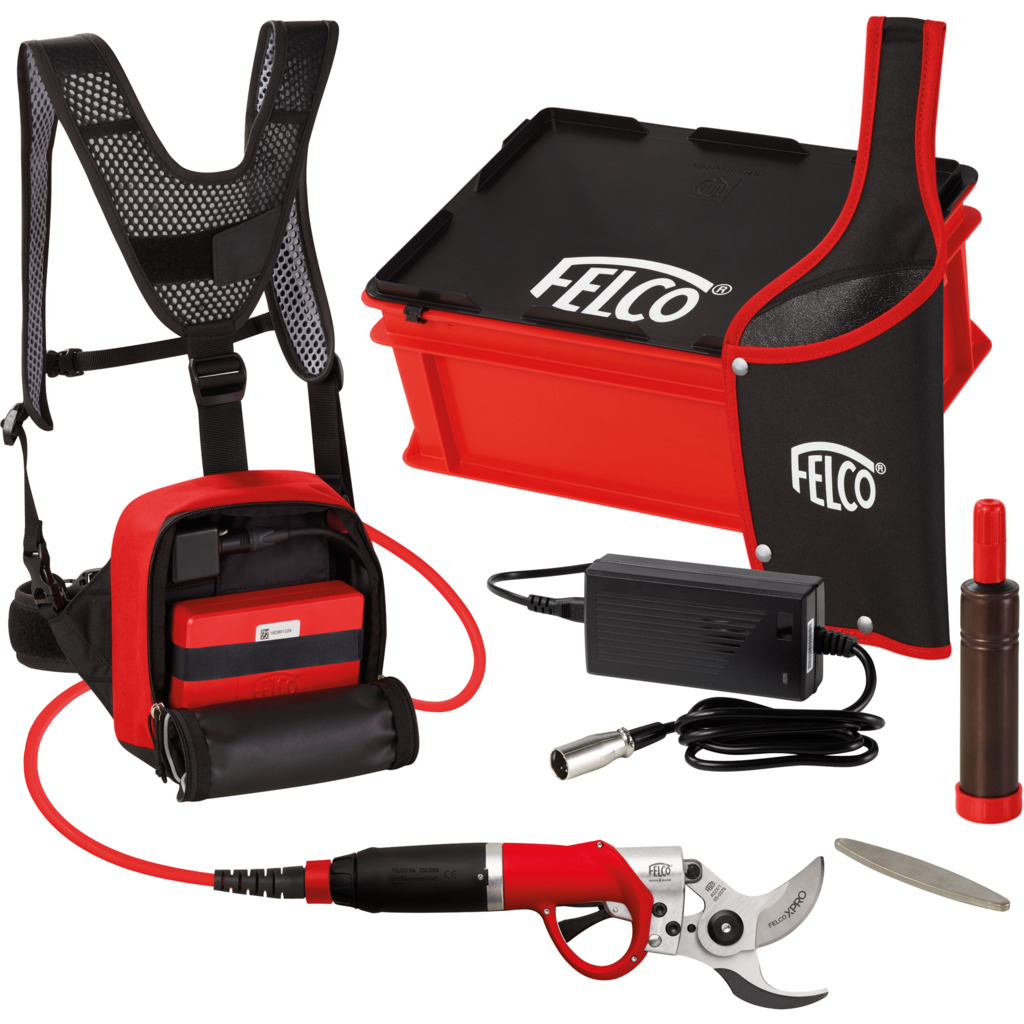 Felco AkkuBaumscherenset 822 880/195 und PowerPack 882NP www